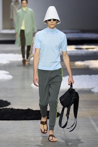 Prada Light Blue Short Sleeve T-Shirt view 8
