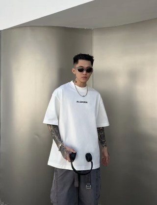 White Heart Logo Short Sleeve T-Shirt view 6