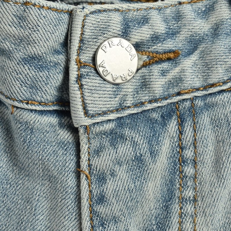 Premium Light Wash Straight-Leg Jeans view