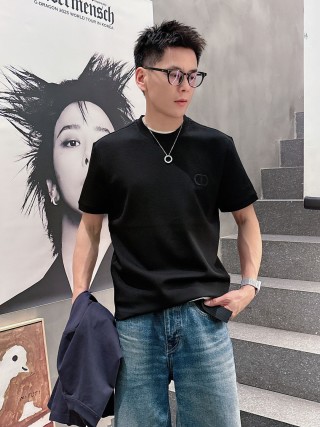 Dior Black Logo Short Sleeve T-Shirt
