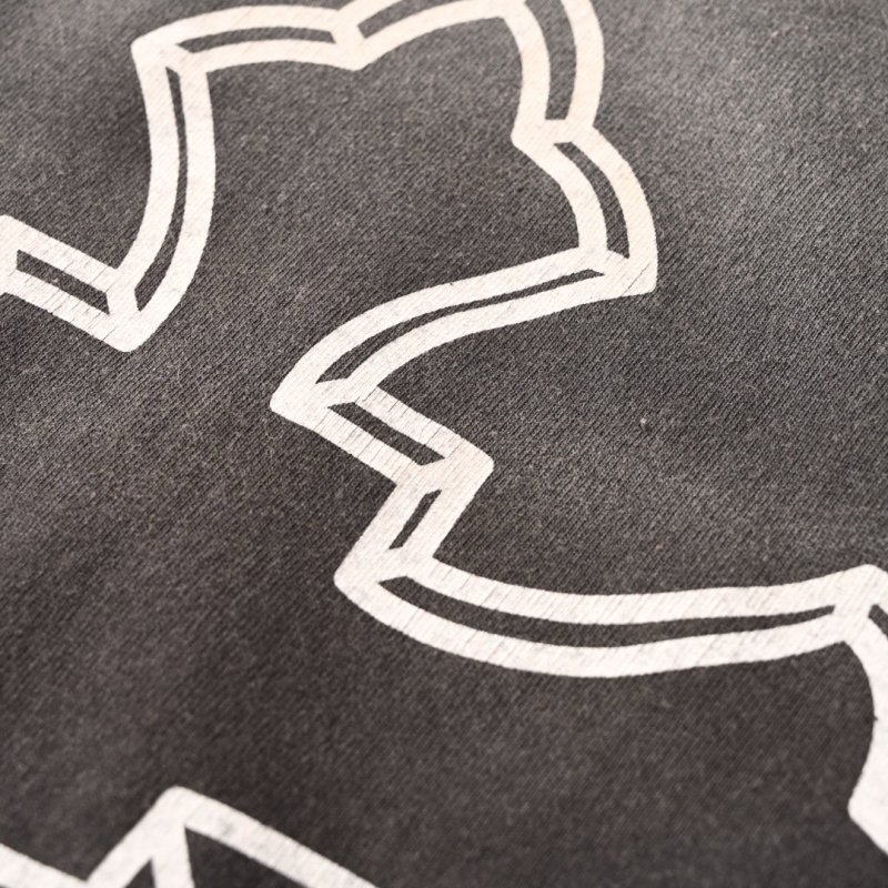 2PAC Graphic Print Oversized Black T-Shirt view