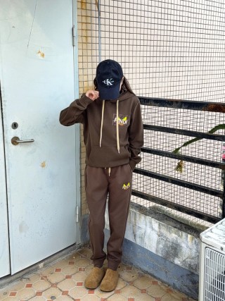 Fendi Brown Logo Sweatpants view 4