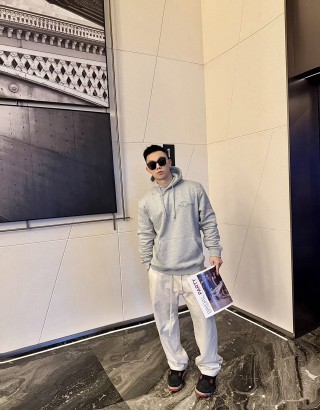 Dior Grey Logo Hoodie view 2