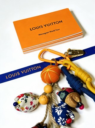 Louis Vuitton Monogram World Tour Charm Keychain - Multi view 3