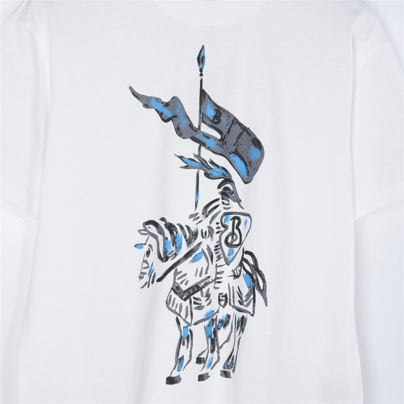 Burberry White Elephant Flag Graphic T-Shirt view
