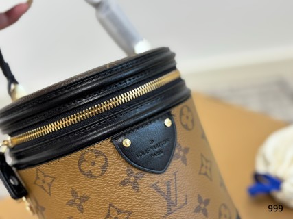 Louis Vuitton Nano Monogram Bucket Bag - Brown & Black view 2