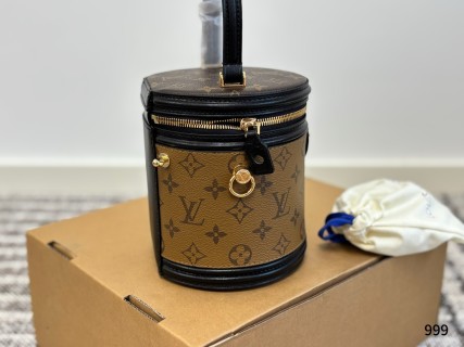 Louis Vuitton Nano Monogram Bucket Bag - Brown & Black view 3