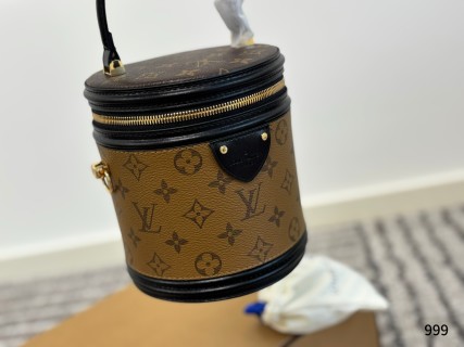 Louis Vuitton Nano Monogram Bucket Bag - Brown & Black view 8