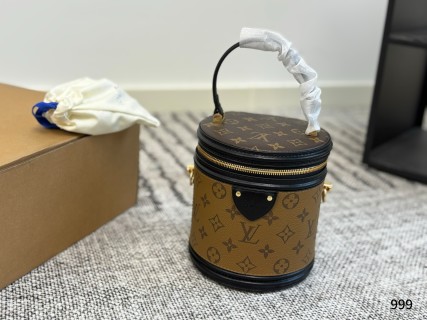Louis Vuitton Nano Monogram Bucket Bag - Brown & Black view 9