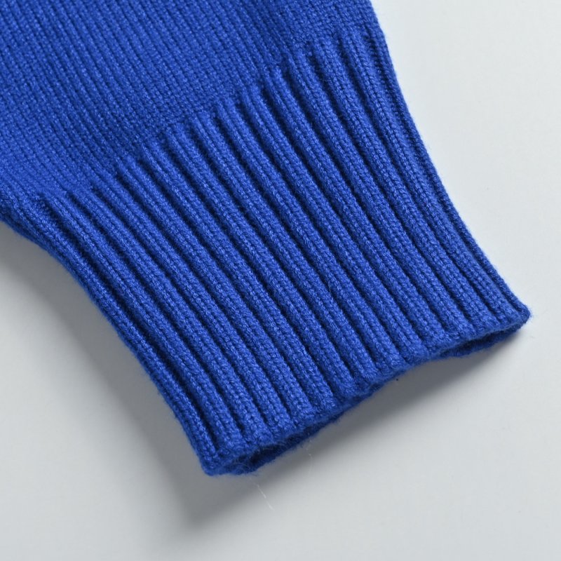 Ami Paris Royal Blue Heart Logo Knit Sweater view