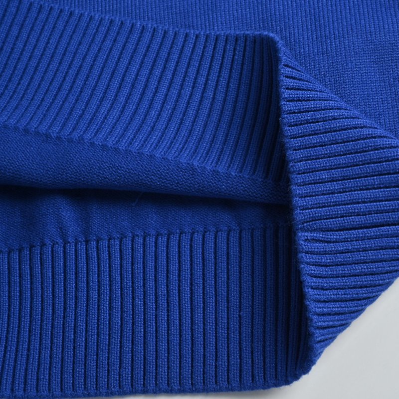 Ami Paris Royal Blue Heart Logo Knit Sweater view