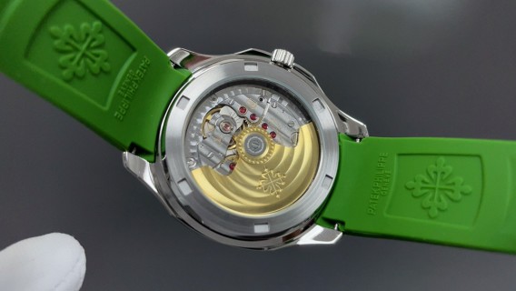 Patek Philippe Aquanaut Luce Green Dial Diamond Bezel Watch view 6