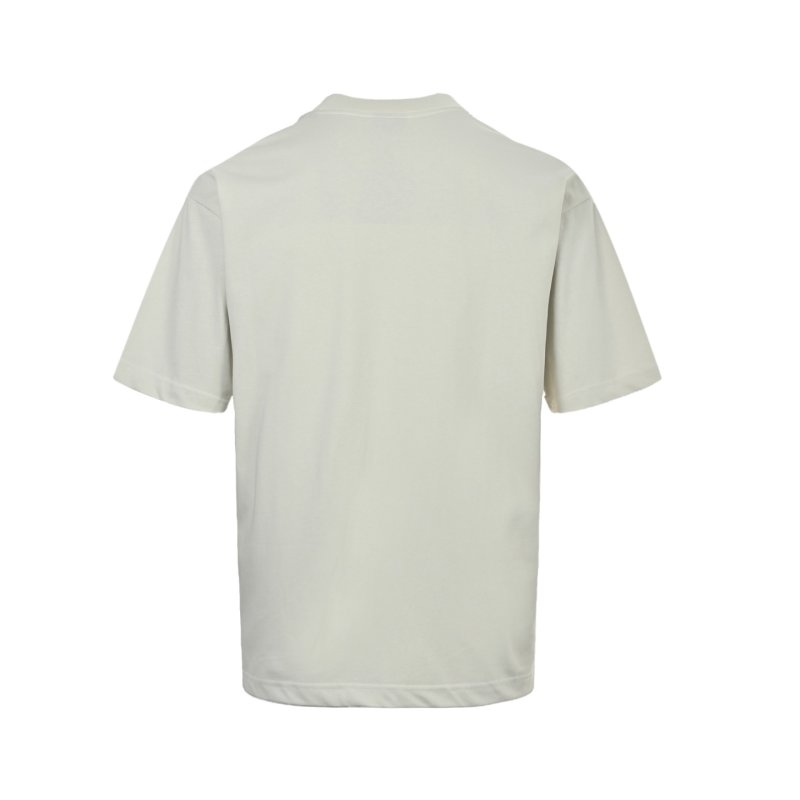 White Oversized T-Shirt with Pink Bow Graphic view