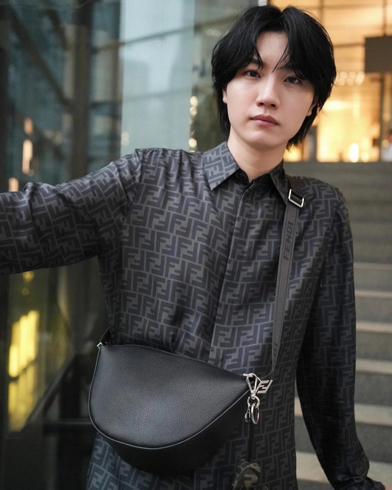 Fendi Monogram Jacquard Shirt Black