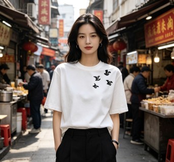 Louis Vuitton LV Monogram White Short Sleeve T-Shirt view 4