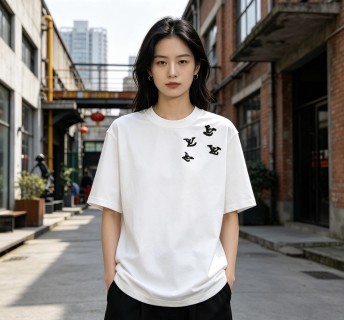 Louis Vuitton LV Monogram White Short Sleeve T-Shirt view 6
