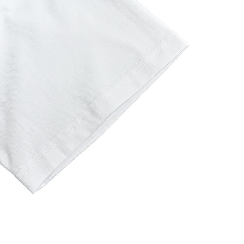 White Short Sleeve T-Shirt with Colorful Gemstone Print view