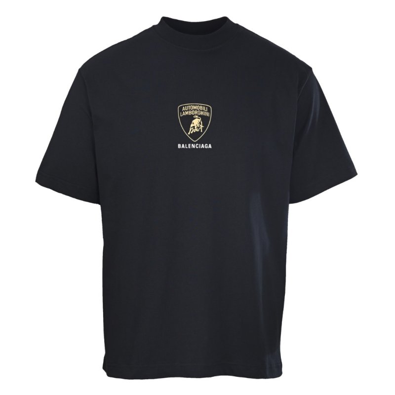 Balenciaga Lamborghini Shield Black T-Shirt view