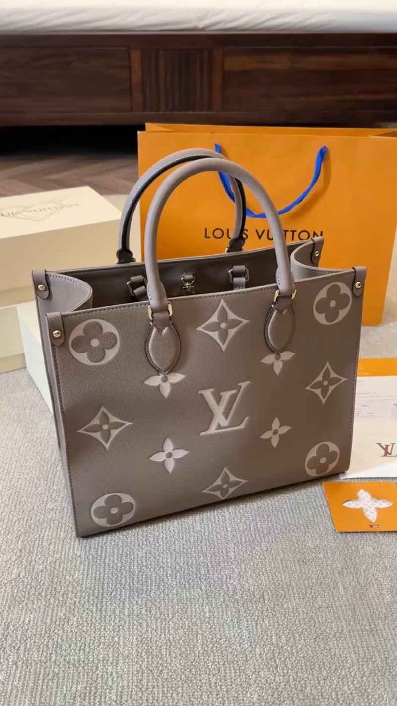 Louis Vuitton Monogram Tote Bag Grey