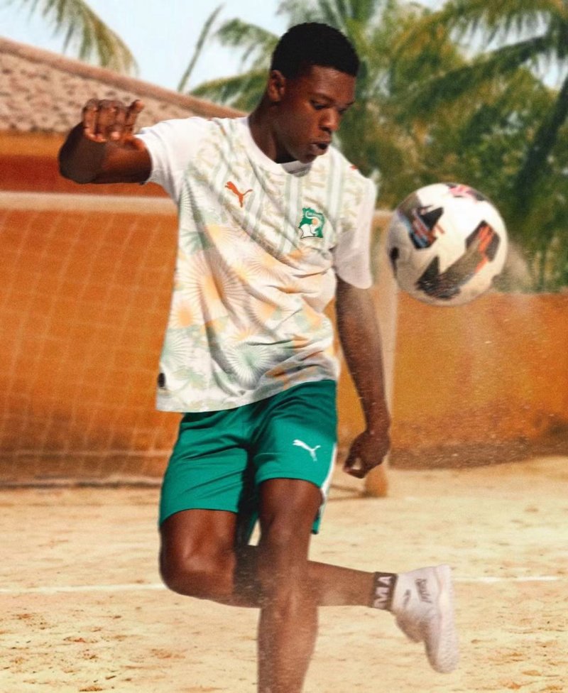 Puma Ivory National Team Football Jersey T-Shirt