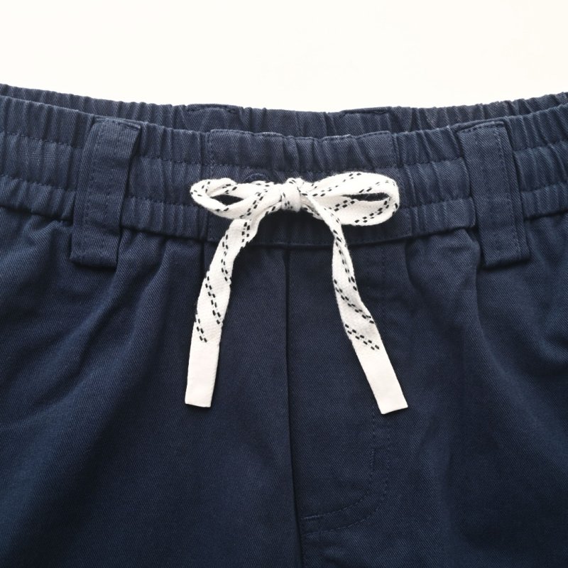 Ralph Lauren Polo Navy Shorts with Red Pony view