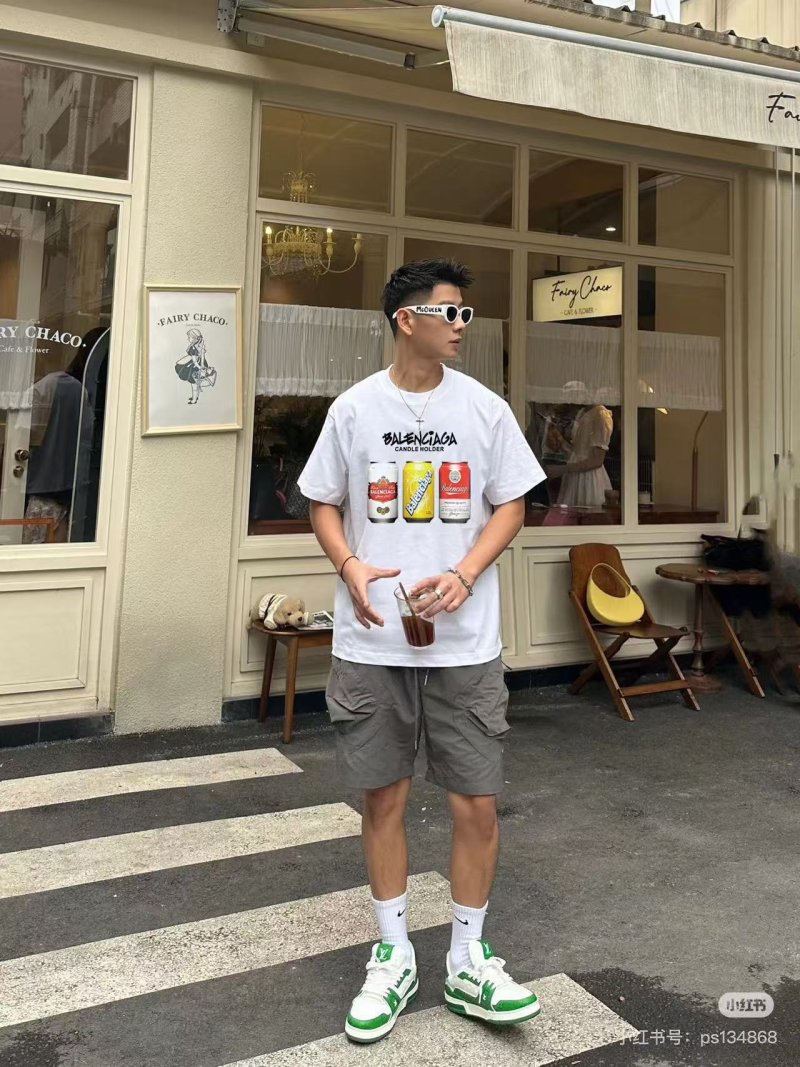 Balenciaga Candle Holder White T-Shirt view