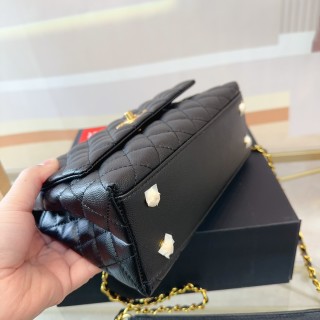 Chanel Coco Handle Quilted Top Handle Bag Black view 7
