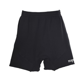 WE11DONE Logo Black Shorts