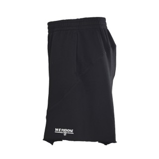 WE11DONE Logo Black Shorts view 2
