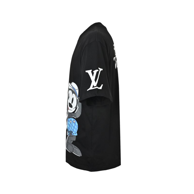 Black Cartoon Character Graphic T-Shirt view