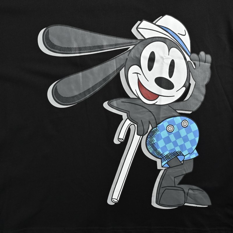 Black Cartoon Character Graphic T-Shirt view