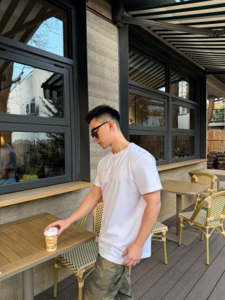 Dior Signature Script White T-Shirt view 5