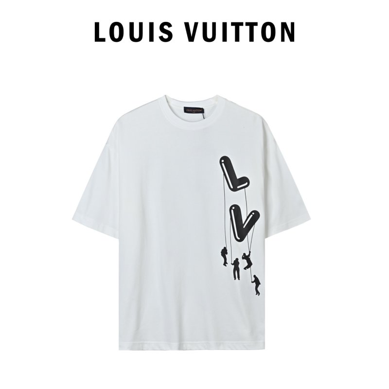 White Oversized T-Shirt with Abstract Black Graphic Print view