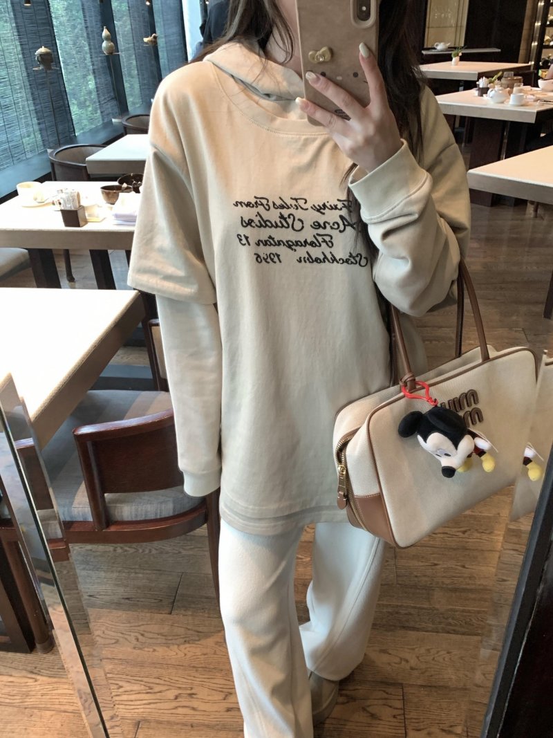 Cream Oversized Short Sleeve T-Shirt with Script Print view