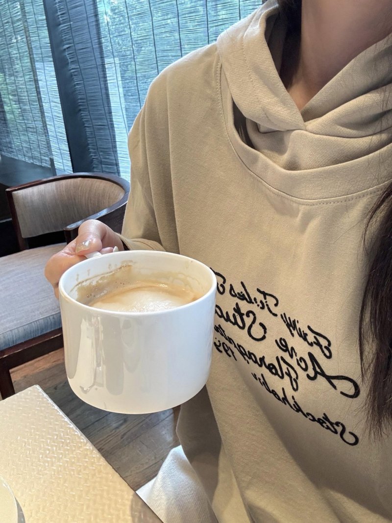 Cream Oversized Short Sleeve T-Shirt with Script Print view