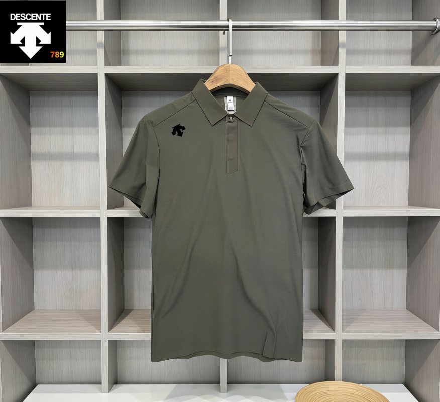 Descente Business Polo Shirt Khaki