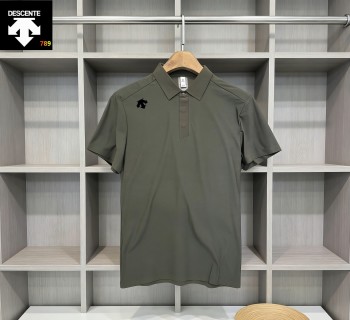 Descente Business Polo Shirt Khaki