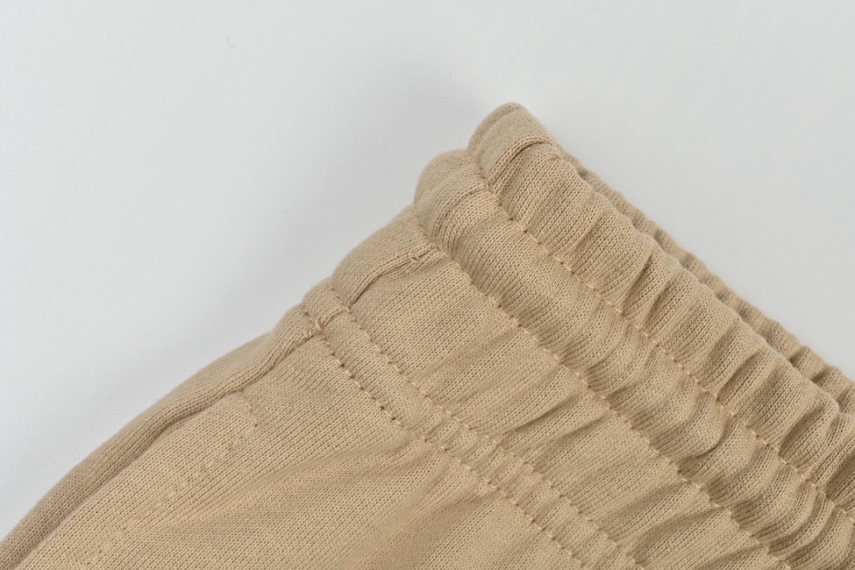 Beige Relaxed Fit Trousers view