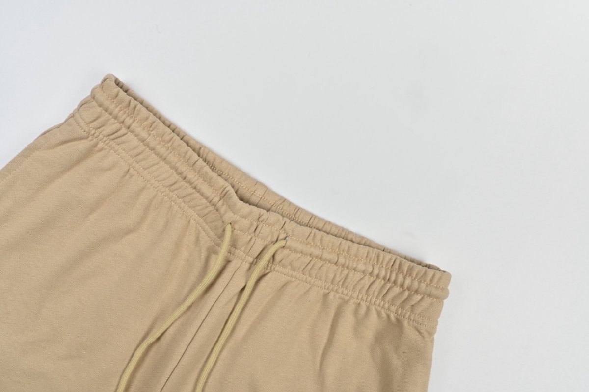 Beige Relaxed Fit Trousers view