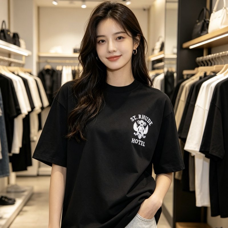 Black St. Rhode Hotel Graphic Short Sleeve T-Shirt view
