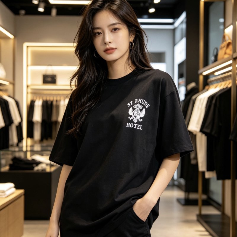 Black St. Rhode Hotel Graphic Short Sleeve T-Shirt view