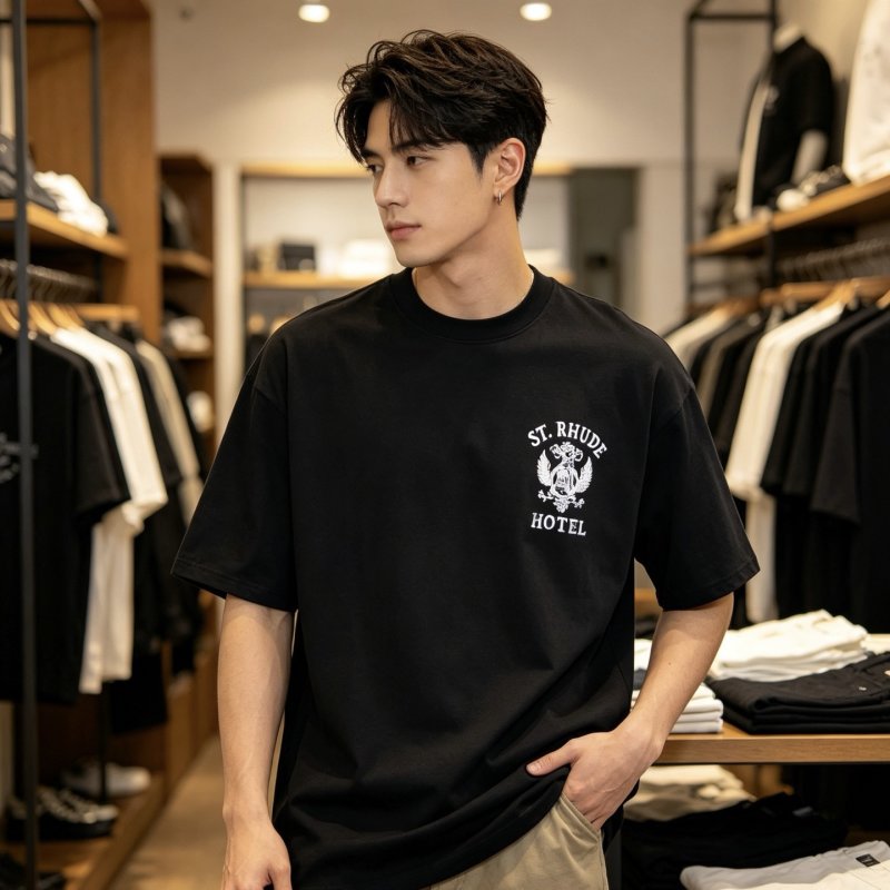 Black St. Rhode Hotel Graphic Short Sleeve T-Shirt view