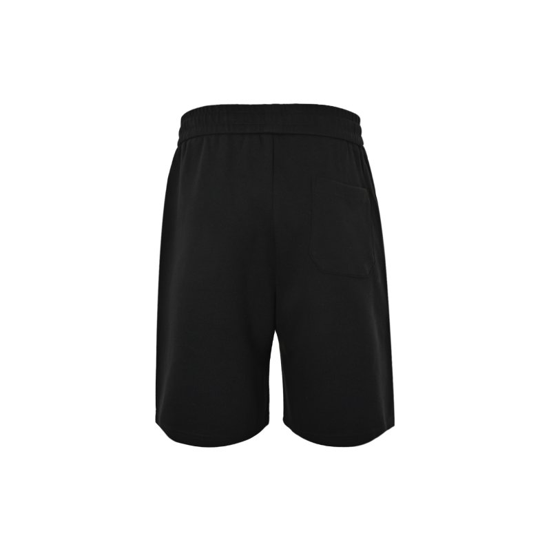 Louis Vuitton Black Graphic Shorts with Blue Drawstring view