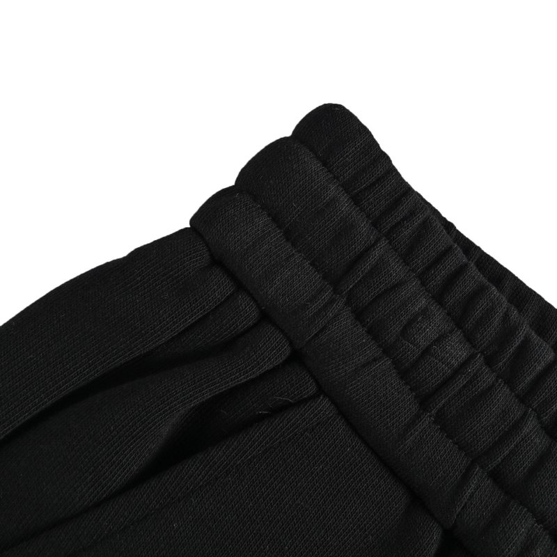 Louis Vuitton Black Graphic Shorts with Blue Drawstring view