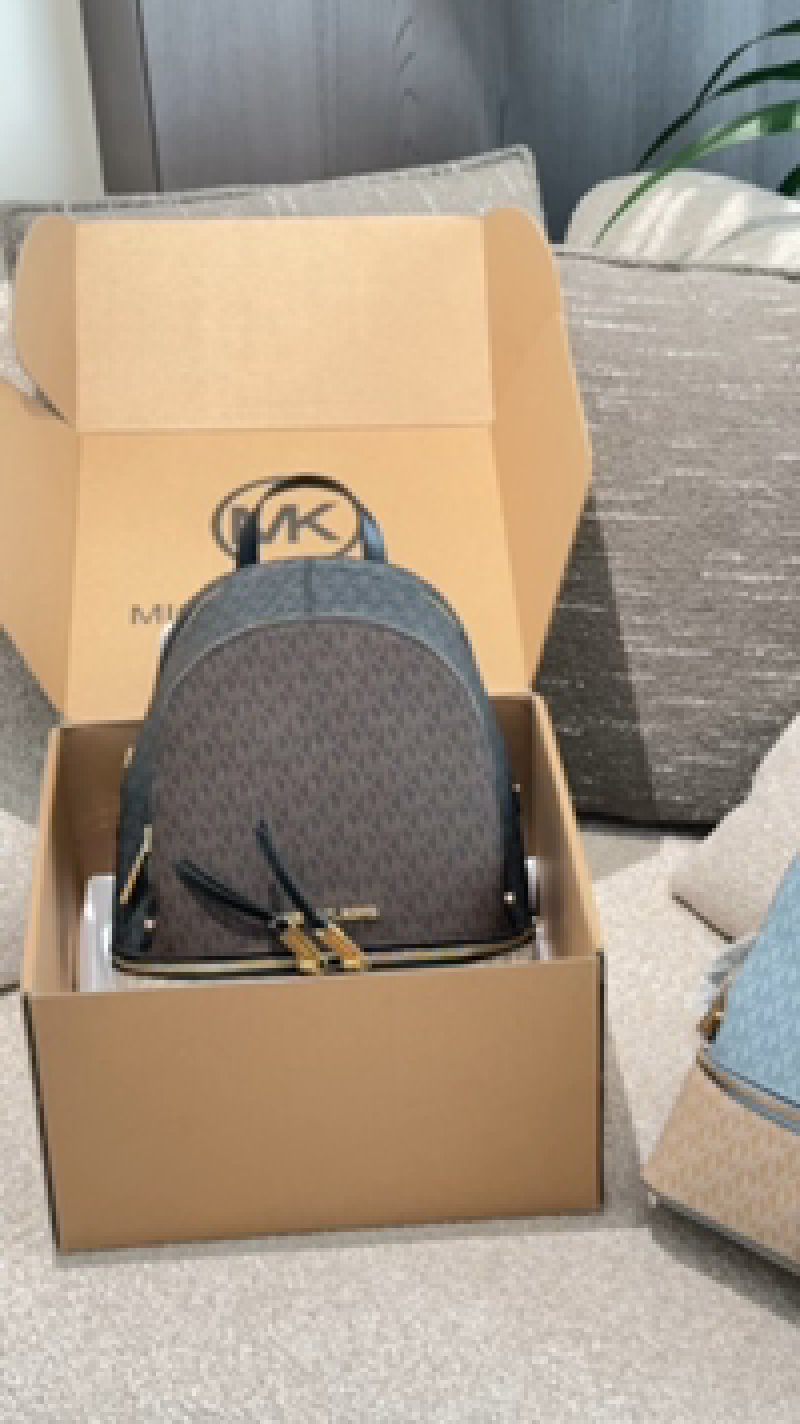 Michael Kors Rhea Compact Backpack Black