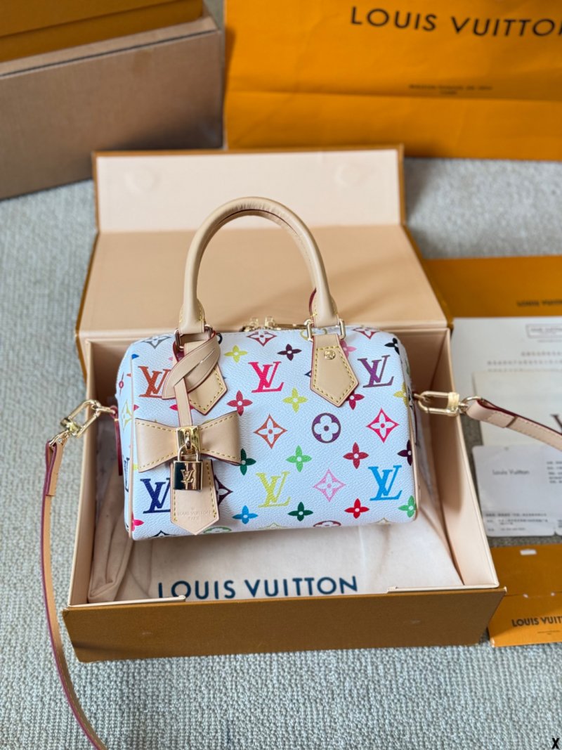 Louis Vuitton Speedy 20 Monogram Multicolore Light Blue