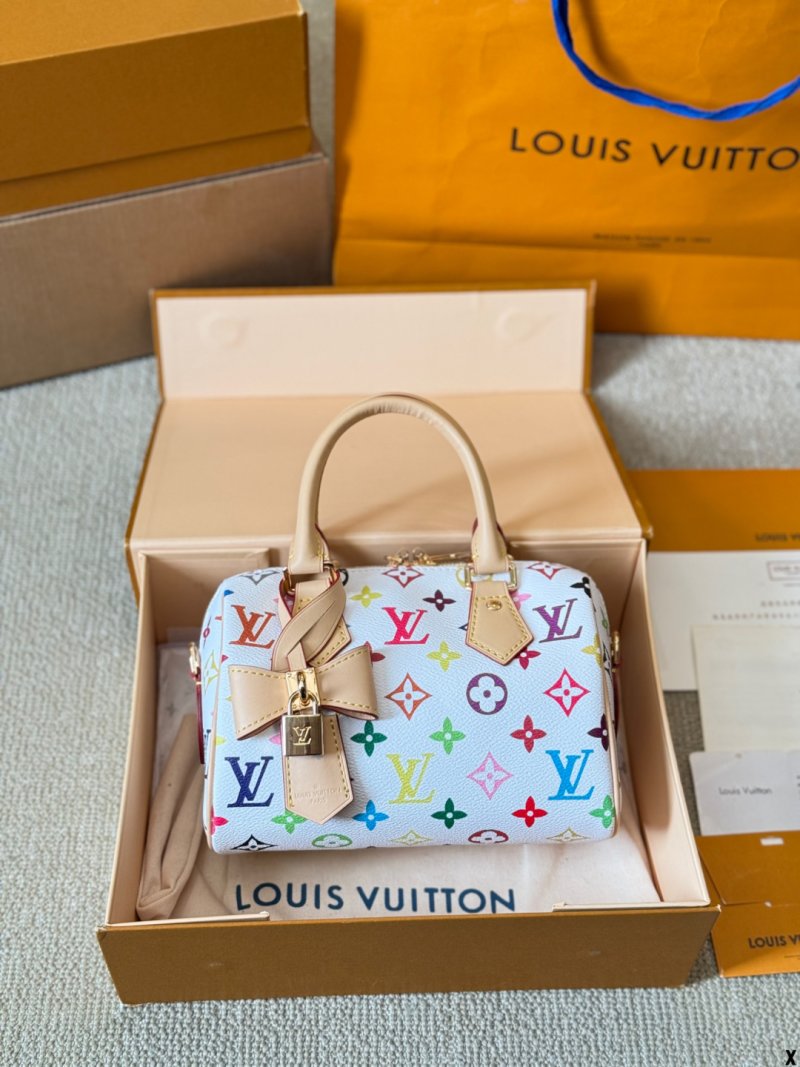 Louis Vuitton Speedy 20 Monogram Multicolore Light Blue view
