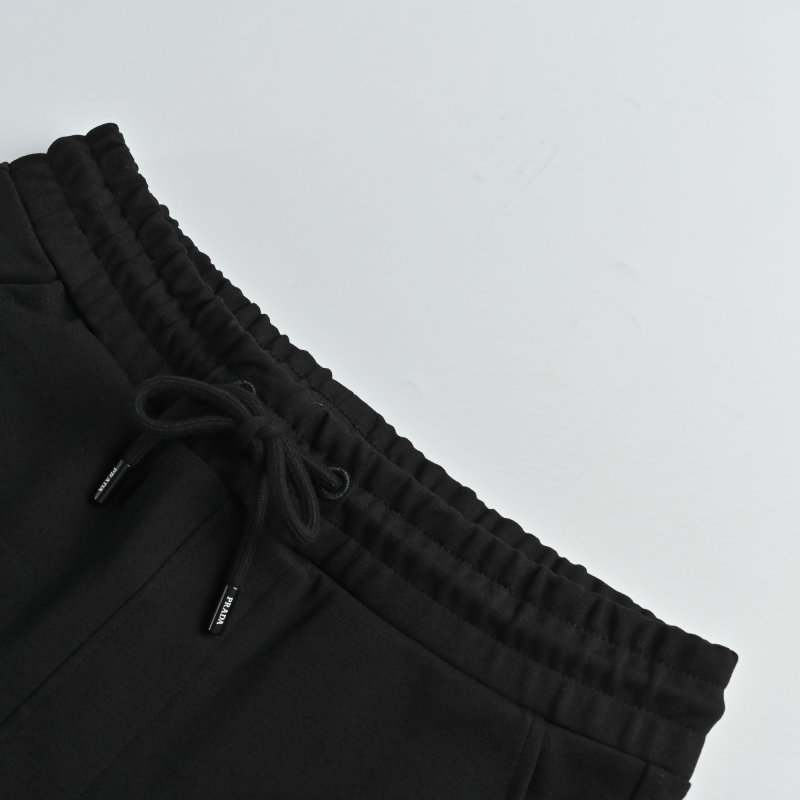 Black Cargo Pants with Side Pockets view
