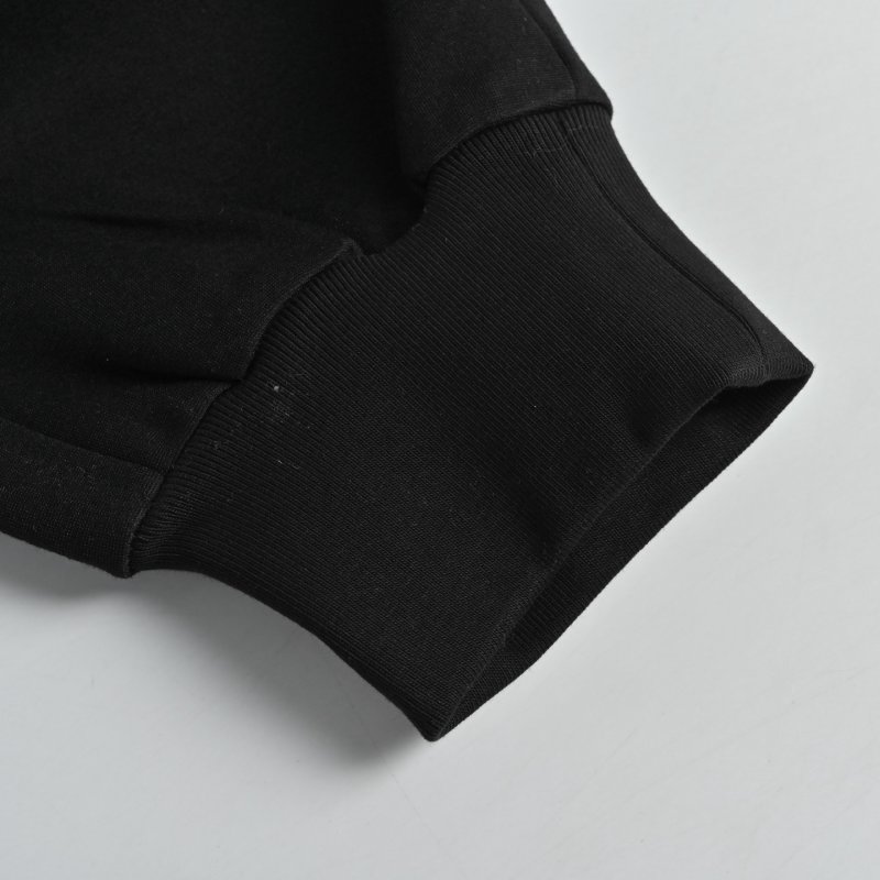 Black Cargo Pants with Side Pockets view
