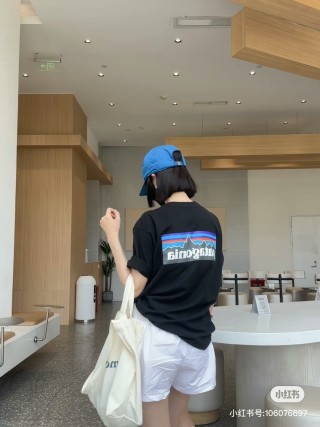 Patagonia Black Logo T-Shirt view 4
